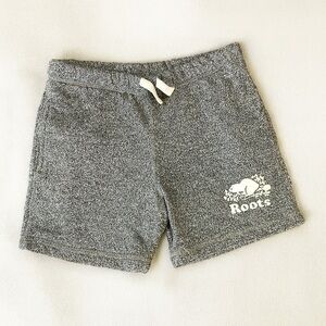 Roots kids size 12 shorts in salt and pepper - new condition.
